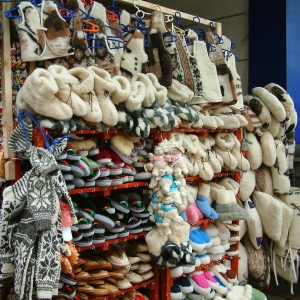 Рынок в Закопане с традиционными изделиями ручной работы