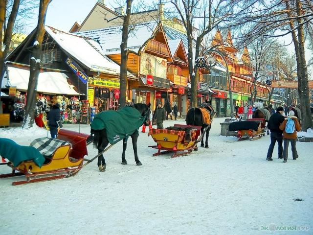 Главная улица Закопане - Крупувки