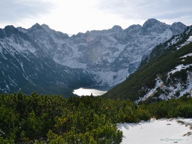 Панорама озера Морске Око