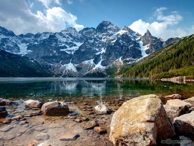 Панорама озера Морске Око